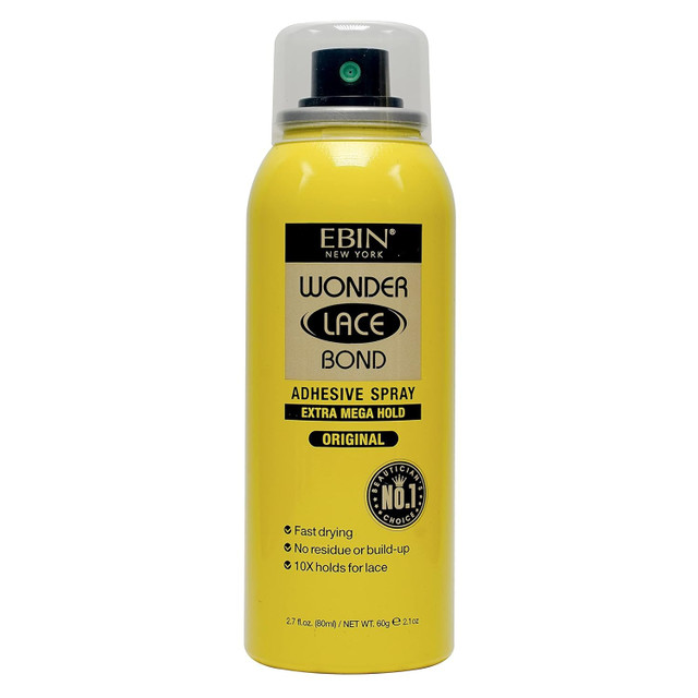 Ebin Wonder Lace Bond Wig Adhesive Spray Original 2.7 oz