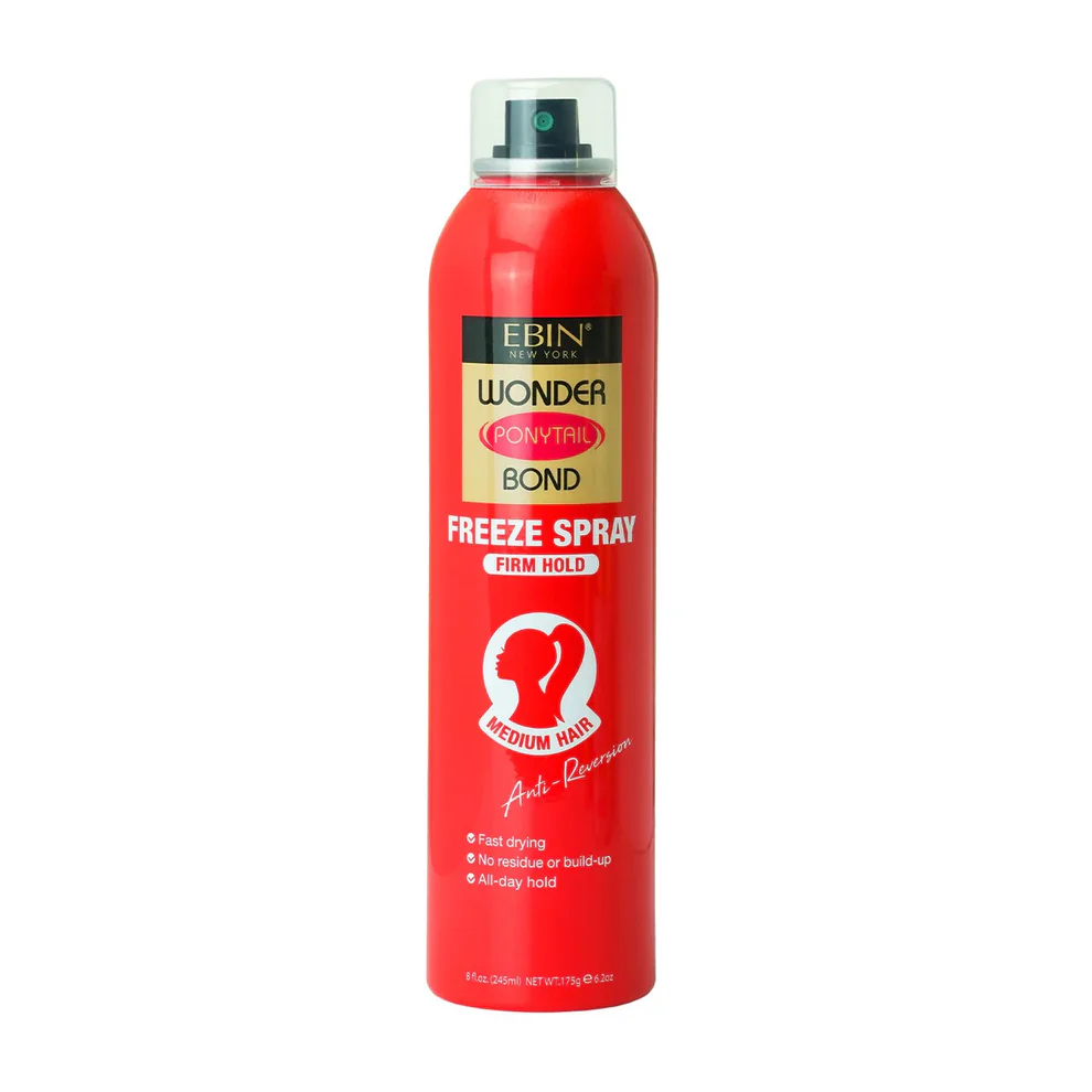 EBIN Wonder Ponytail Bond Freeze Spray - Firm Hold 8 oz