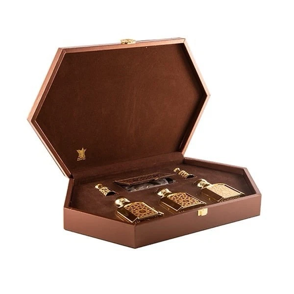 Luxury Royal Brown Bag by Arabian Oud - 5 Pieces Set