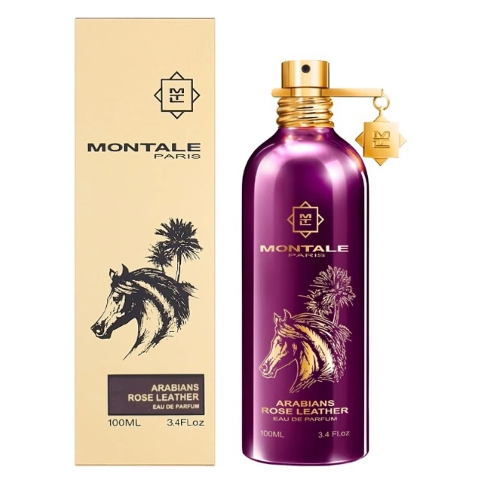 Montale ARABIANS ROSE LEATHER 3.4 oz./ 100 ml. Eau de Parfum Spray