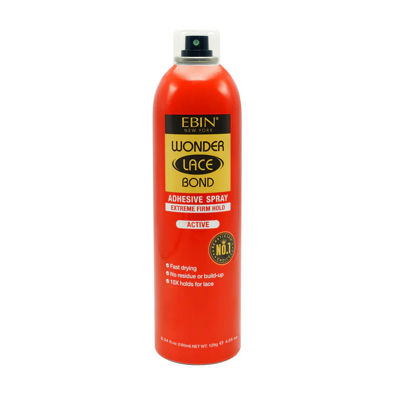 Ebin New York Wonder Lace Bond Wig Adhesive Spray Extreme Firm Hold (Active)