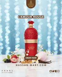 L'Amour Rouge  BY Le Bonheur Perfumes for women 100ML 3.4 FL.OZ