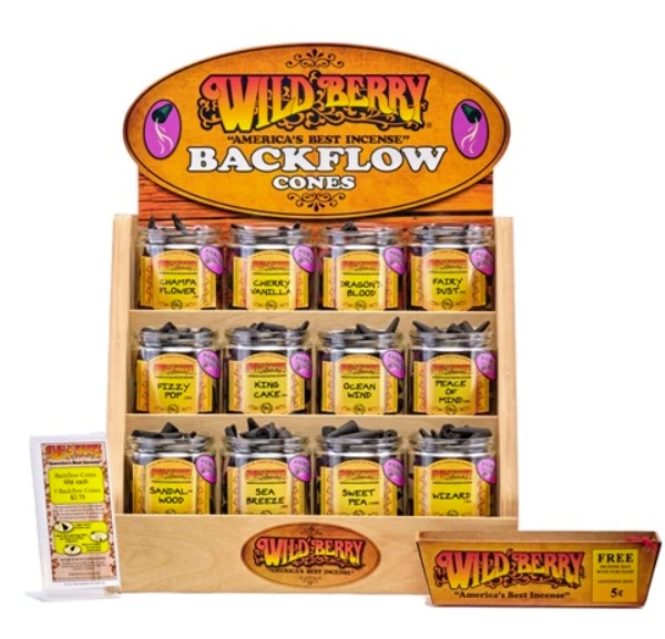 WILD BERRY BACKFLOW CONES (Pack of 25 Cones)
