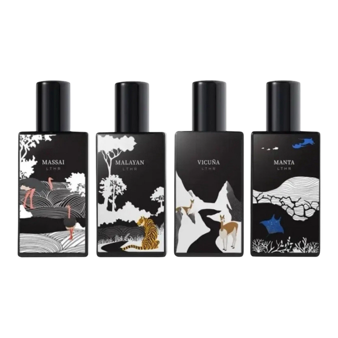 Discover The Luxurious Mini LTHR Collection 4*10ML By Ibrahim Alqurashi EDP 👌