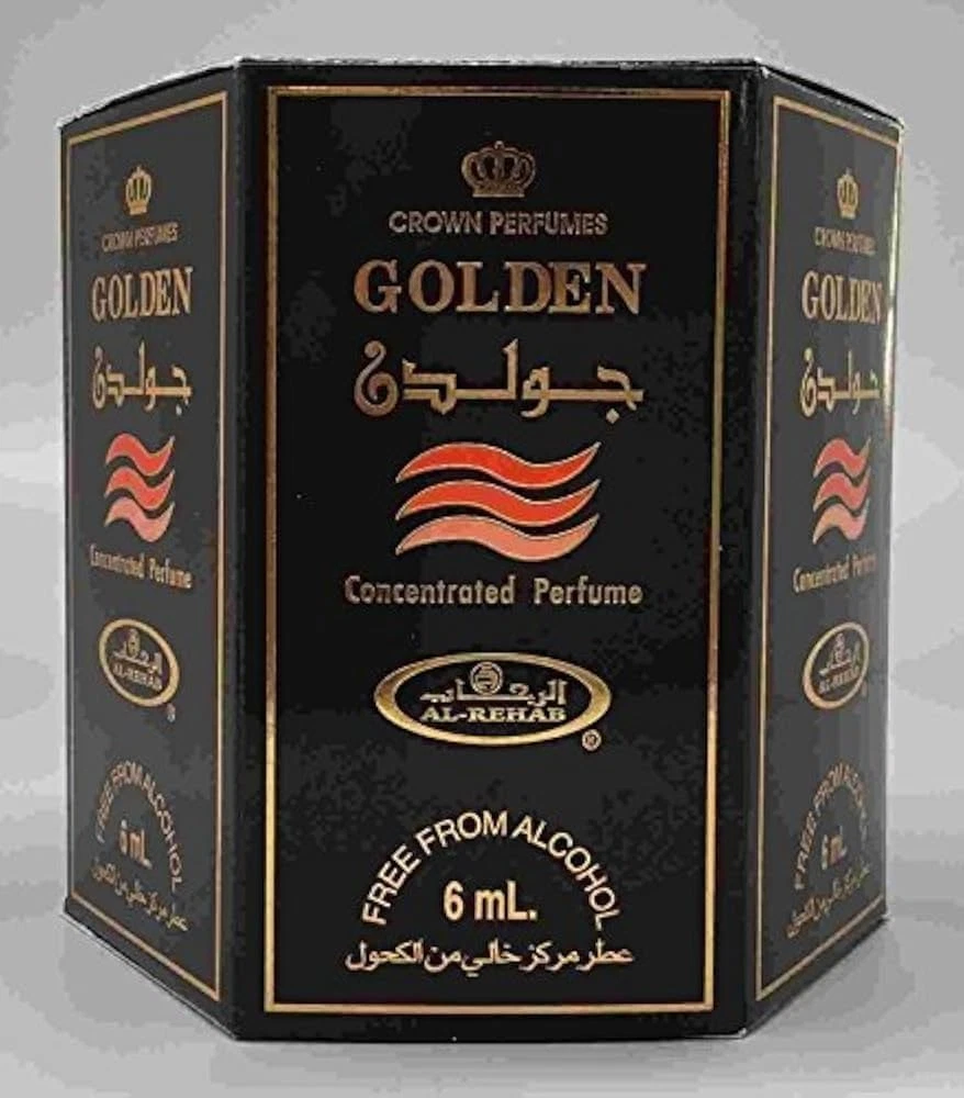 CROWN PERFUMS GOLDEN 6ML 6 PCS