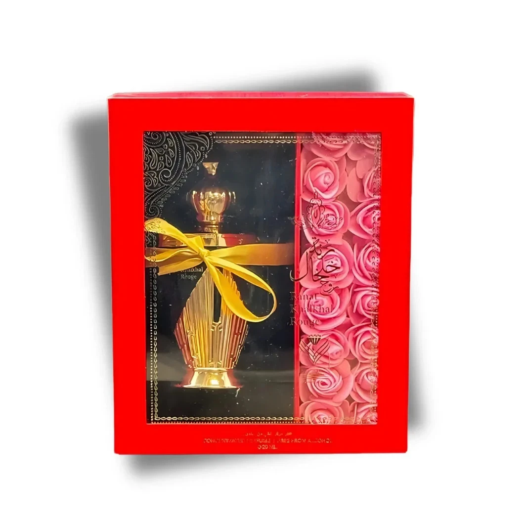 Ranat Khalkhal Rouge Concentrated Perfume By Almas Perfumes 20 ML Made In Saudi