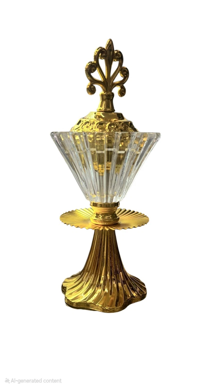 ELECTRIC INCENSE BURNER GOLD &GLASS