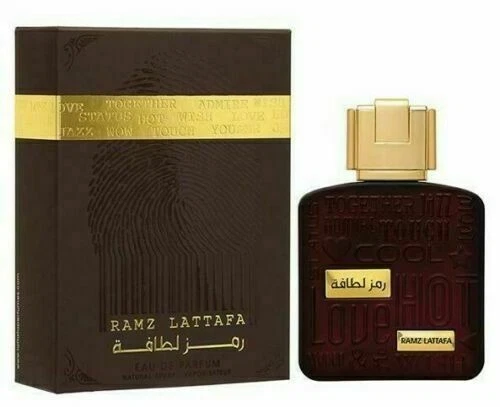 Lattafa Ramz Gold for Unisex Eau de Parfum Spray, 3.4 Ounce