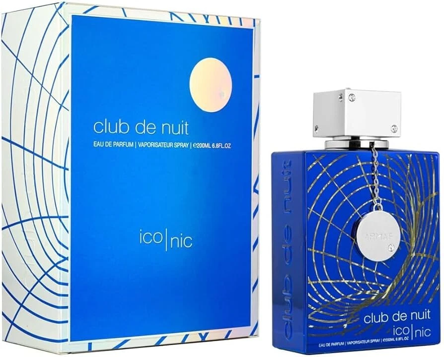 Club de Nuit Blue Iconic by Armaf Eau de Parfum for Men 3.6 fl oz