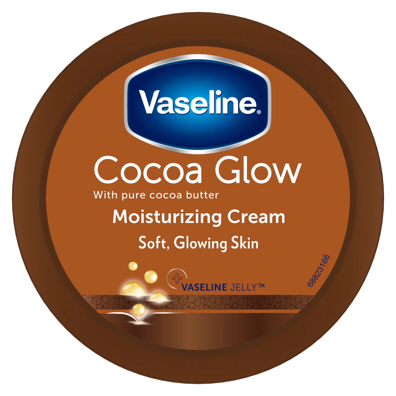 vaseline Moisturizing cream cocoa glow 150ml 5.07 oz 3pcs