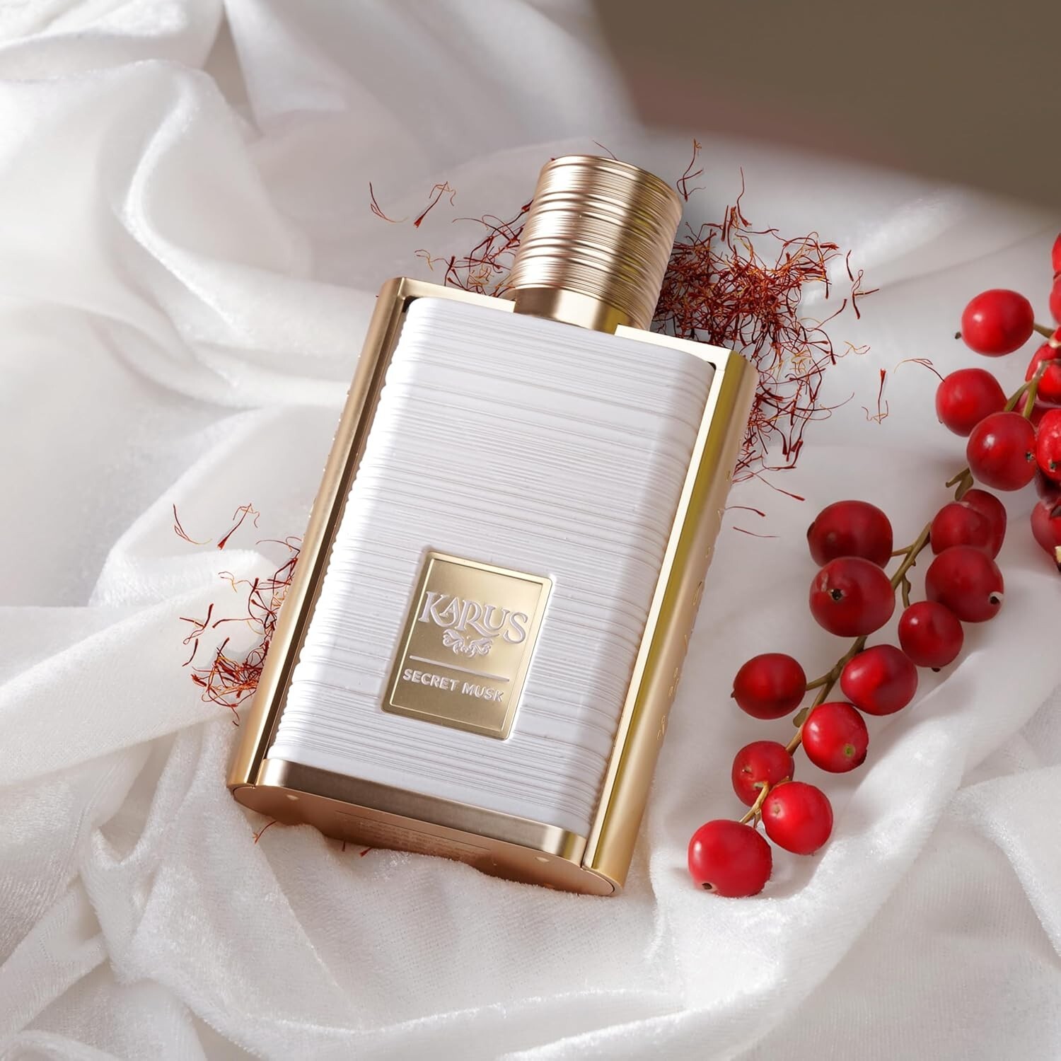 KHADLAJ PERFUMES Karus Secret Musk Eau de Parfum Spray for Unisex, 3.4 Ounce