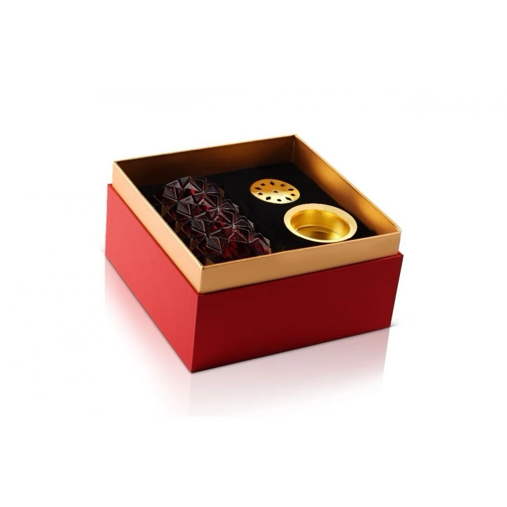 Gems Crystal Mabkhara - Red by Ibraheem Al Qurashi - Free Shipping AlQurashi