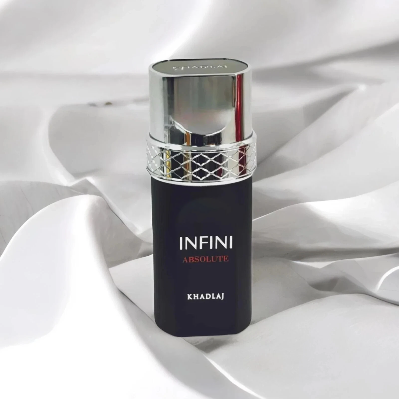 Khadlaj Infini Absolute Eau de Parfum Spray for Unisex, 3.4 Ounce