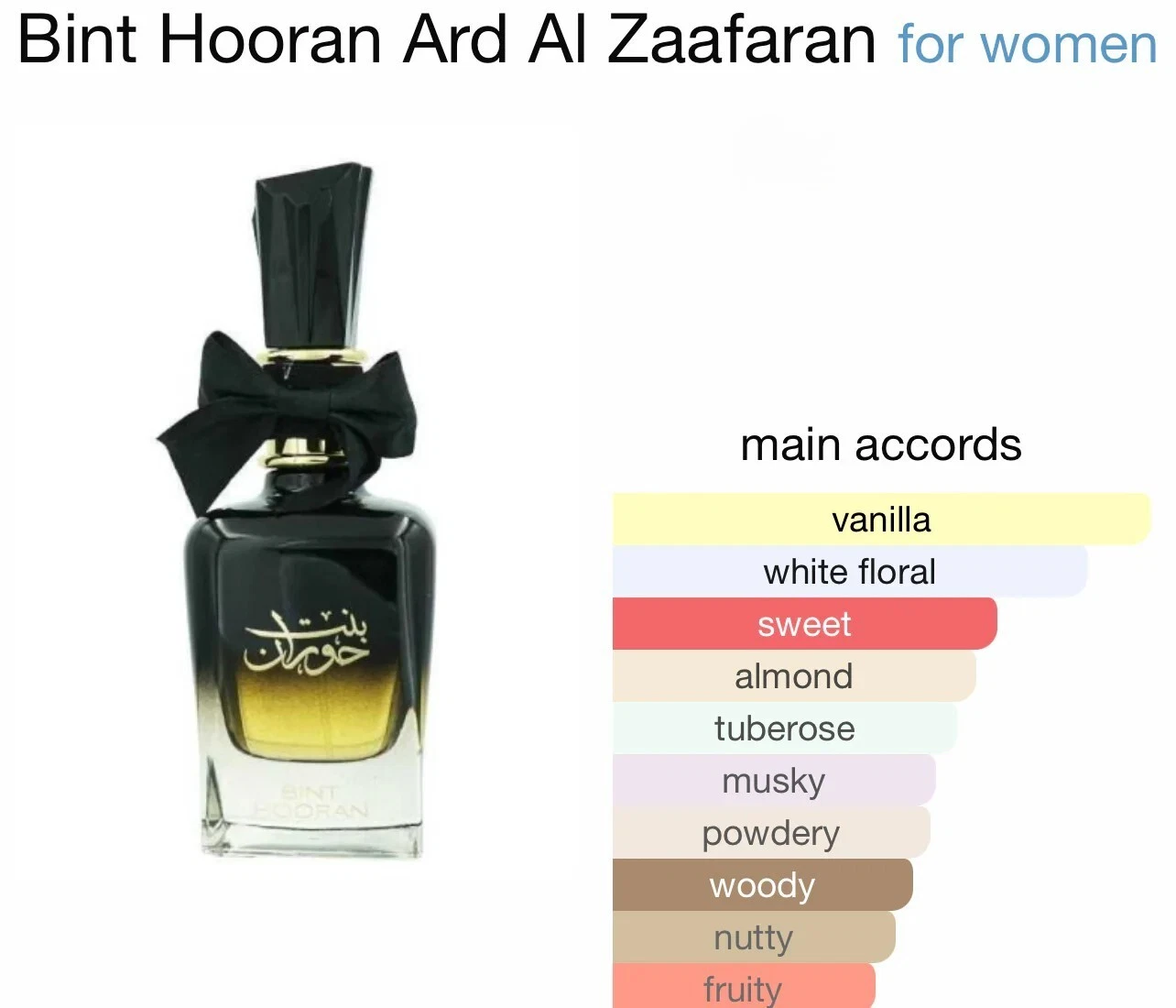 Bint Hooran by Ard Al Zaafaran perfume for unisex 3.3 / 3.4 oz