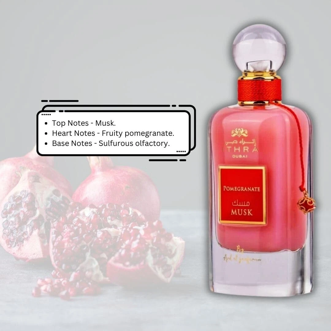 Pomegranate Musk Ithra Dubai Collection - Eau De Parfum Spray 100ML (3.4 OZ)