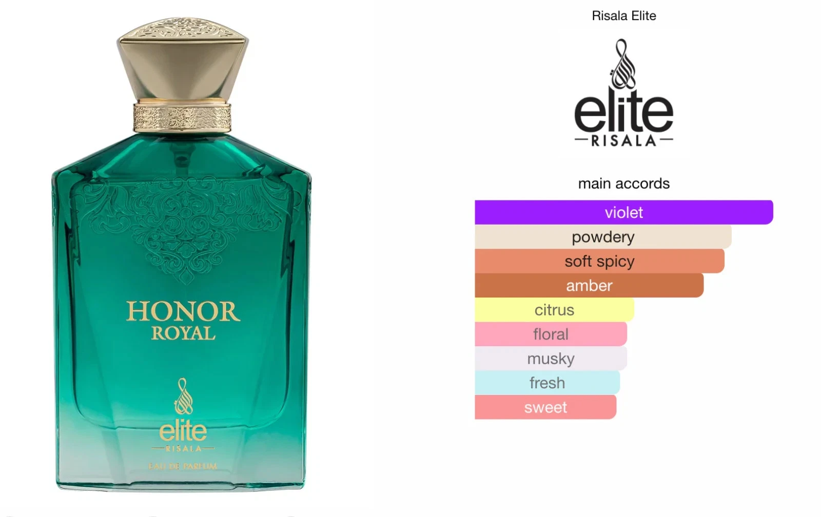 Risala unisex Elite Honor Royal EDP Spray 3.4 oz