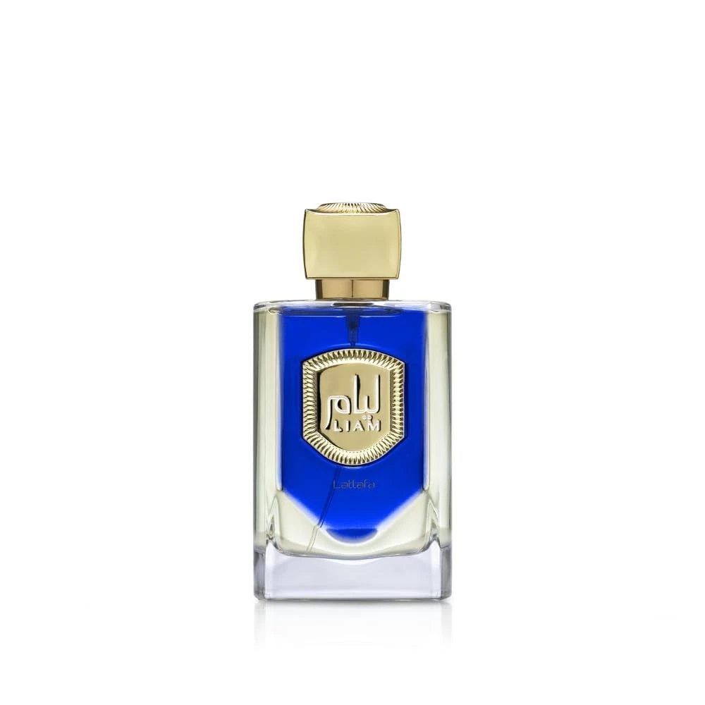 Lattafa Liam Blue Shine Eau de Parfum Spray for Unisex, 3.4 Ounce