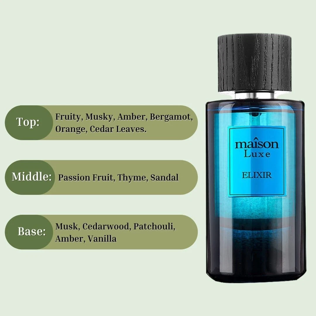 Hamidi MAISON LUXE ELIXIR Eau De Parfum Spray 110ML (3.8 OZ)