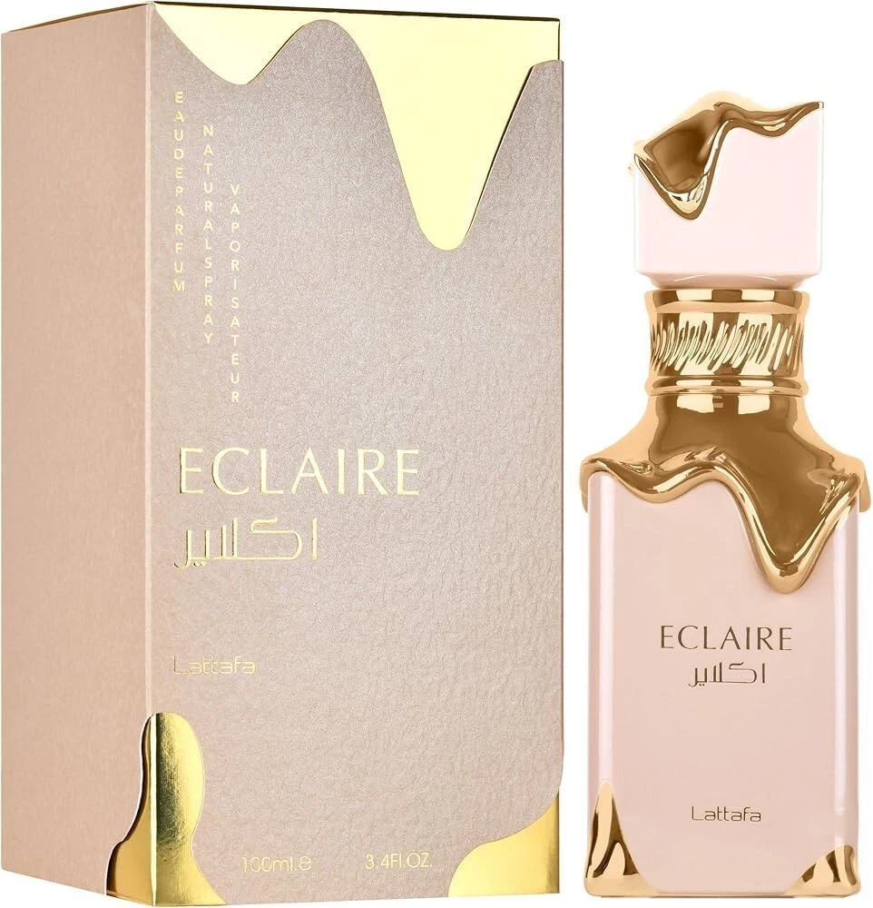 Lattafa Eclaire - Vanilla, Caramel, Sweet, Floral - Eau de Parfum 3.4 FL. OZ