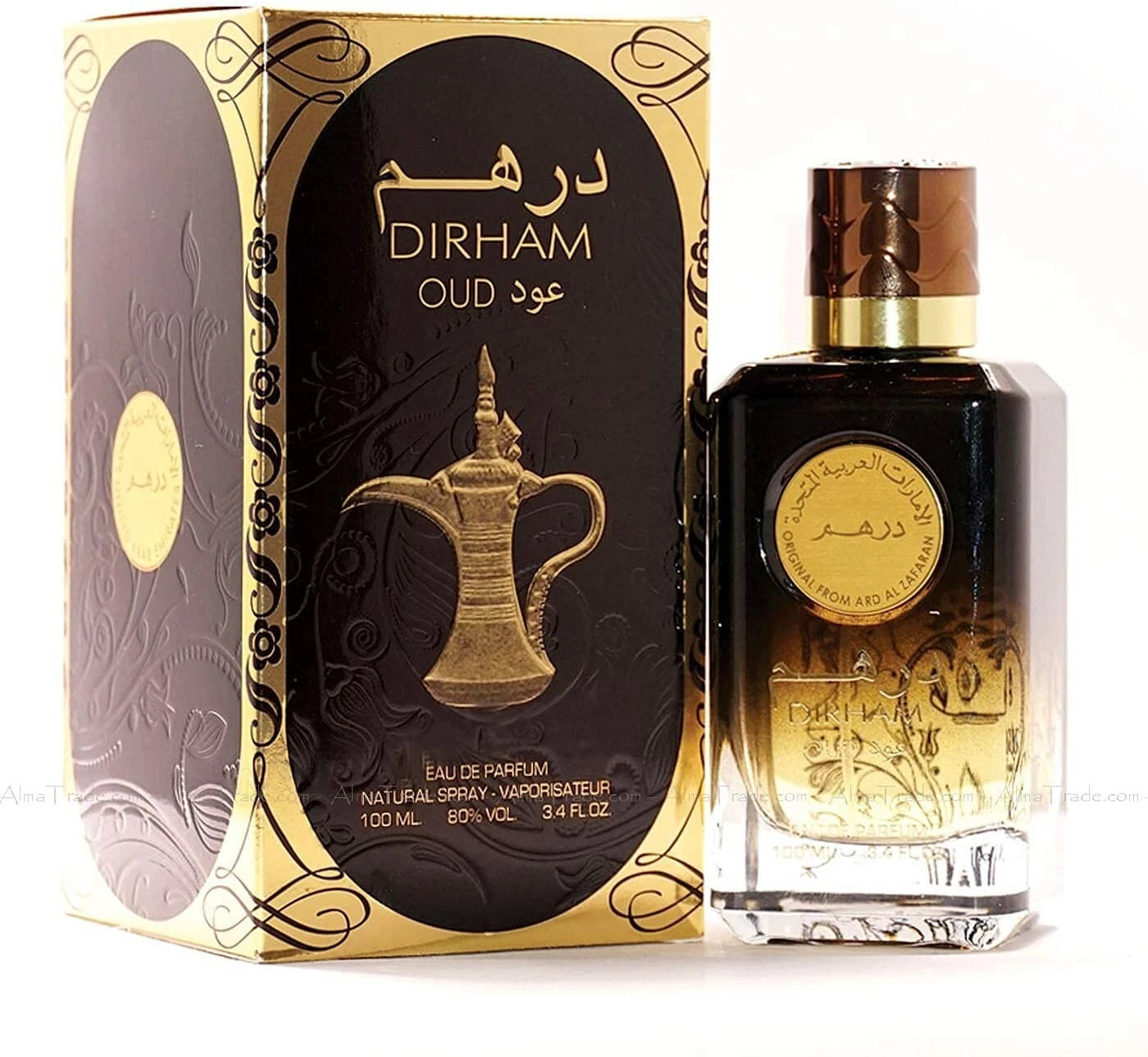 Ard Al Zaafaran Dirham Gold 3.4oz Unisex Eau de Parfum