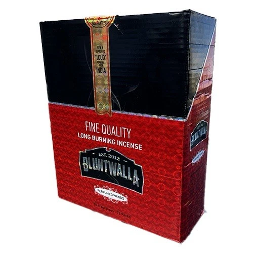 Blunt Walla Incense Assorted 72 PacksBlunt Walla IncensesAssorted, Full Box