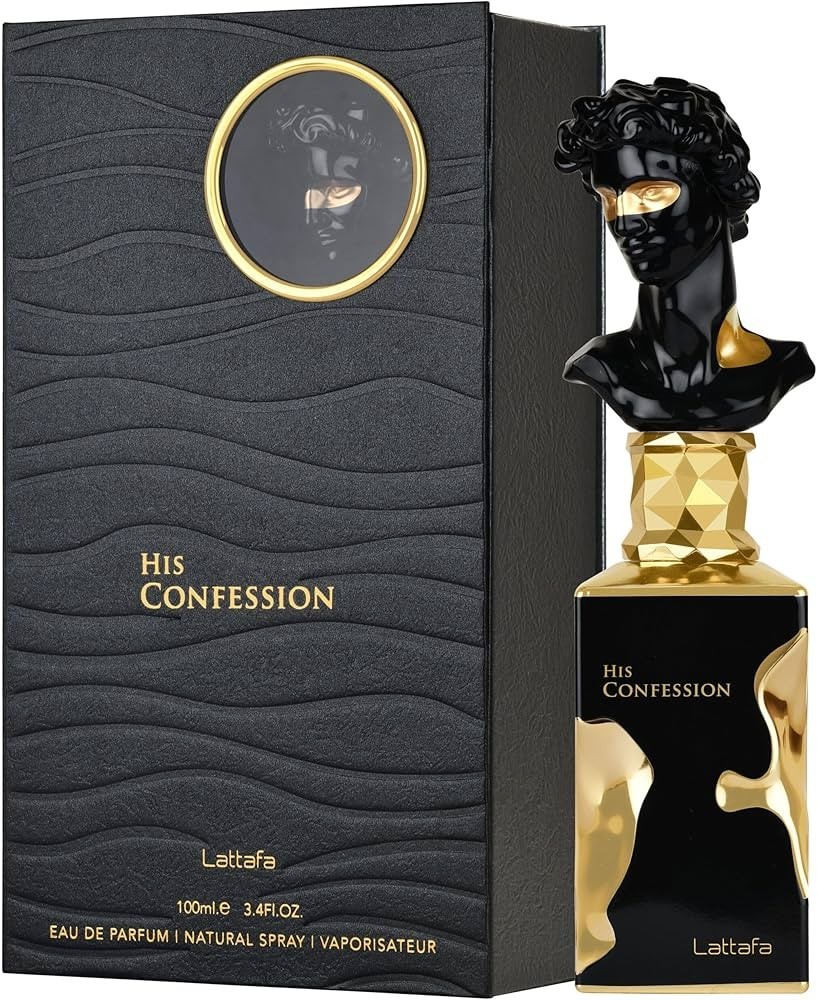 His Confession by Lattafa Eau de Parfum 3.4 Oz / 100 ml Spray For Men
