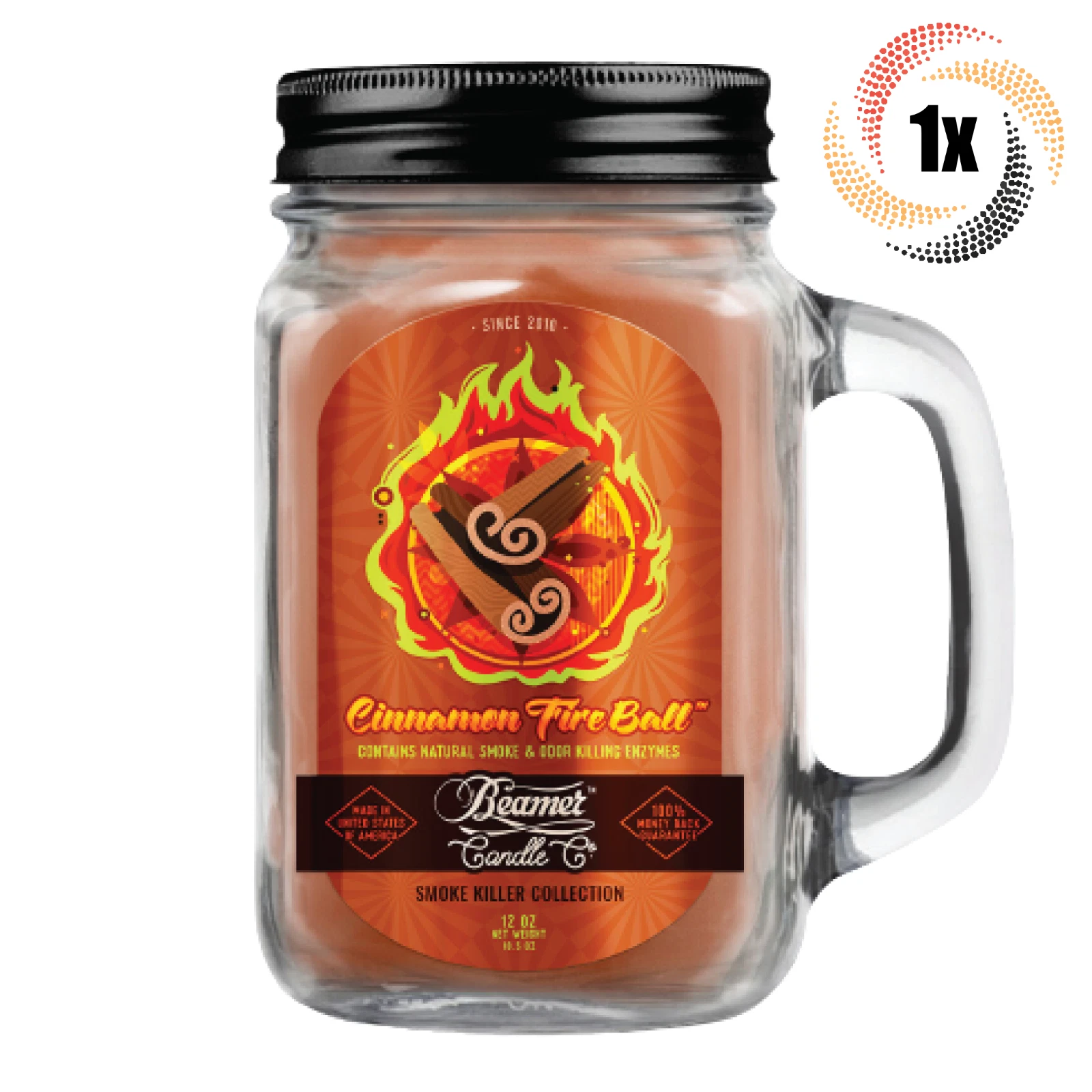 Beamer Candle Co. Cinnamon Fire ball 12 oz