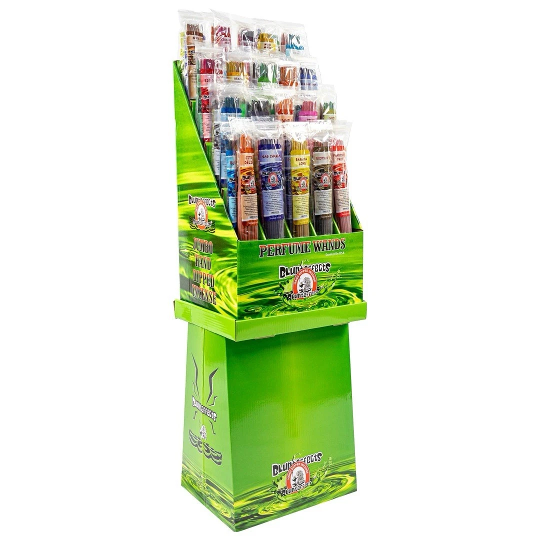 BluntEffects Jumbo 19" Incense 24 Pack Display 30 Sticks Each Hand Dipped