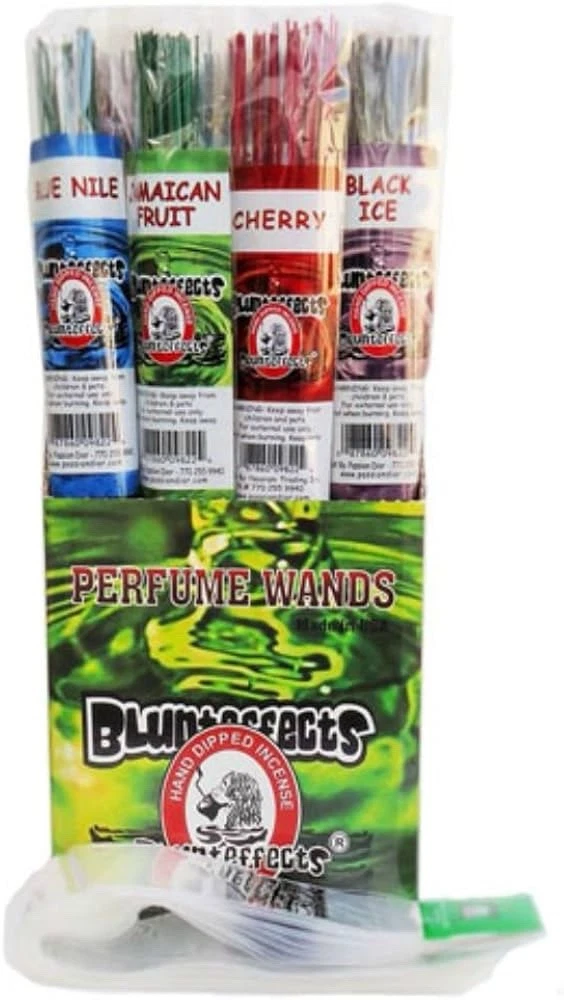 BluntEffects Jumbo 19" Incense 24 Pack Display 30 Sticks Each Hand Dipped