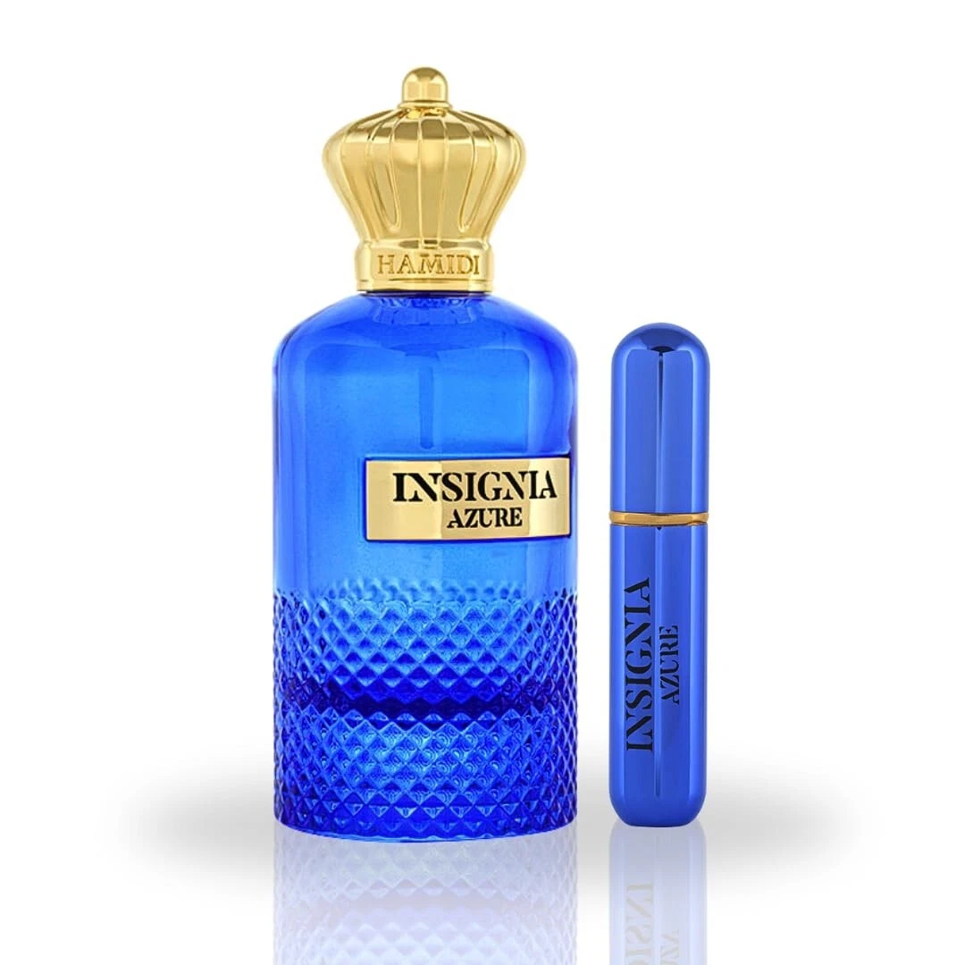 INSIGNIA AZURE EDP Spray 105ML (3.5 OZ) By Hamidi | A Long Lasting & Refreshing