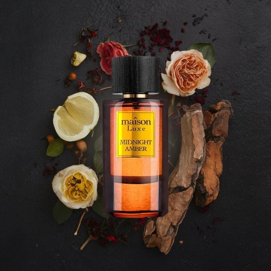 Hamidi MAISON LUXE MIDNIGHT AMBER Eau De Parfum Spray 110ML (3.8 OZ)