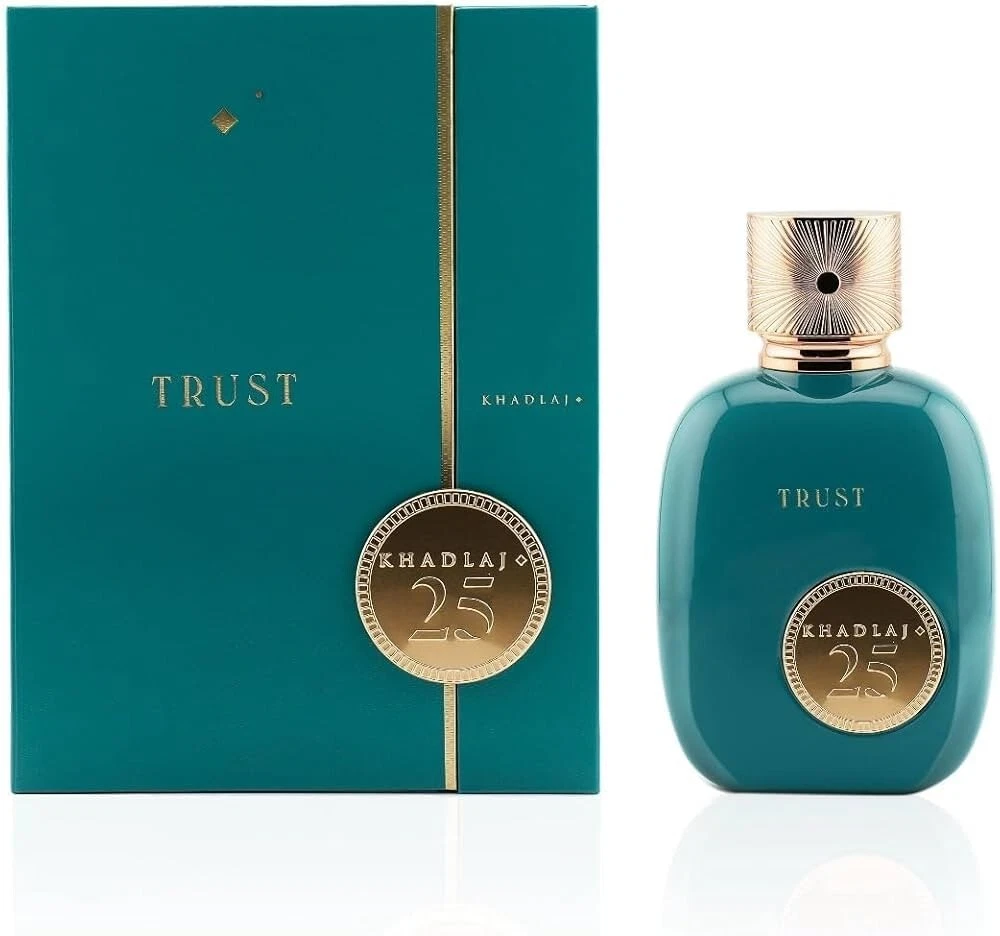 Khadlaj 25 Trust Eau de Parfum Spray for Unisex, 3.4 Ounce