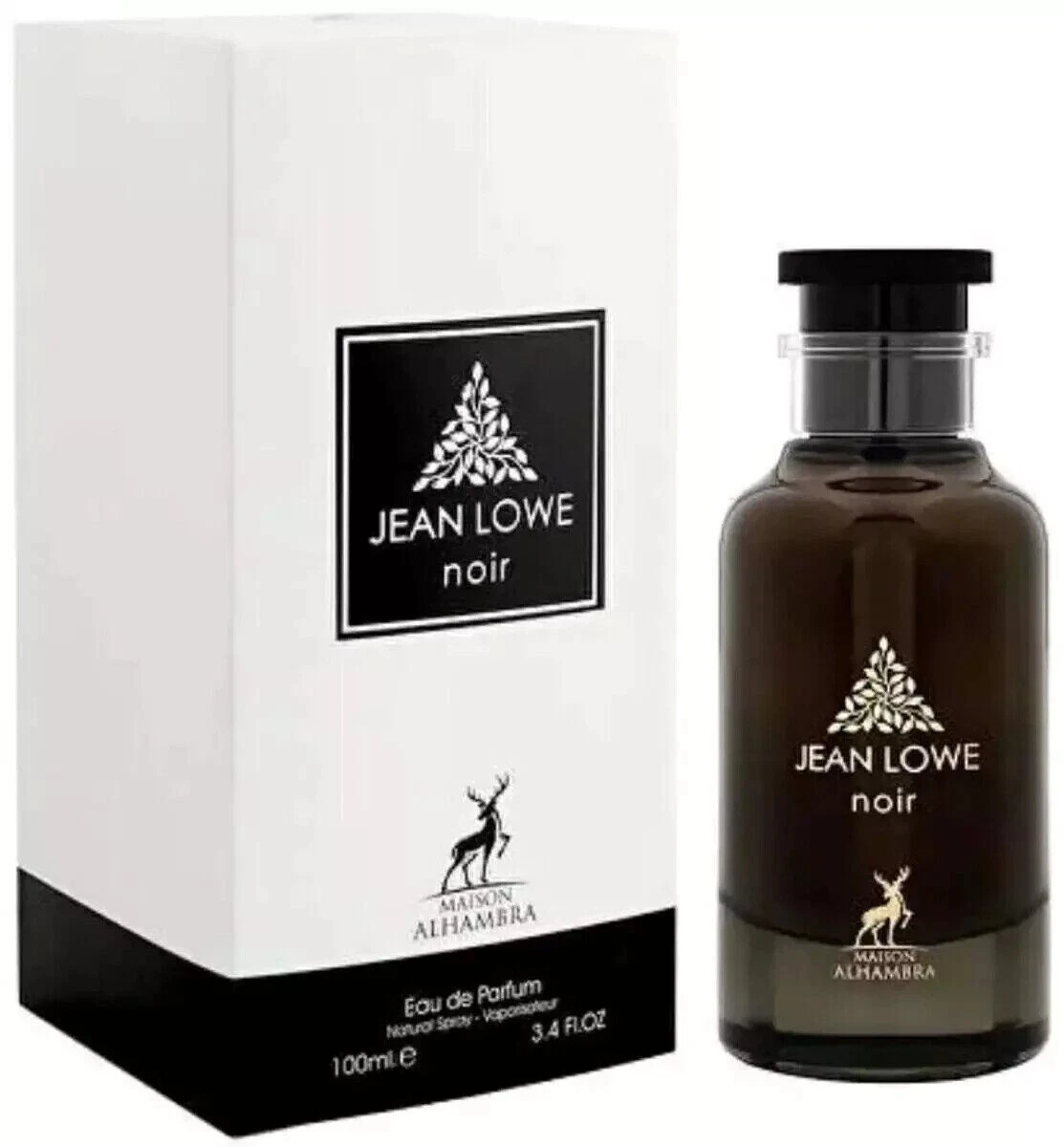 Jean Lowe Noir by Maison Alhambra for unisex EDP 3.3 / 3.4 oz New in Box