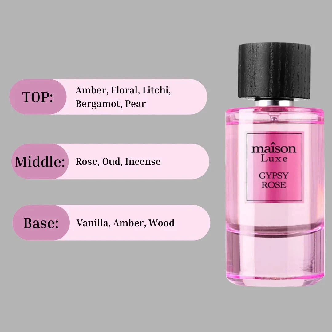 MAISON LUXE GYPSY ROSE Eau De Parfum Spray 110ML (3.8 OZ)