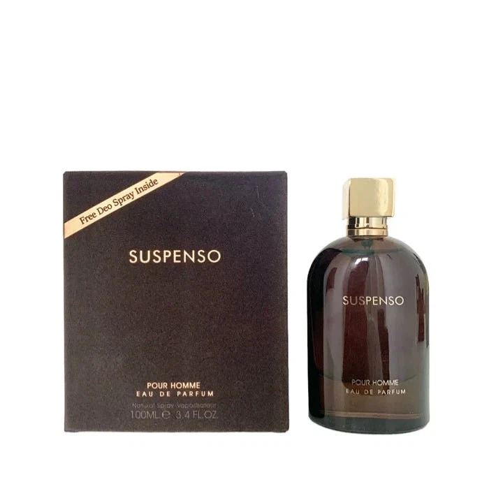 Suspenso Pour Homme with FREE Deo Spray Eau De Parfum 100ml 3.4 FL OZ By