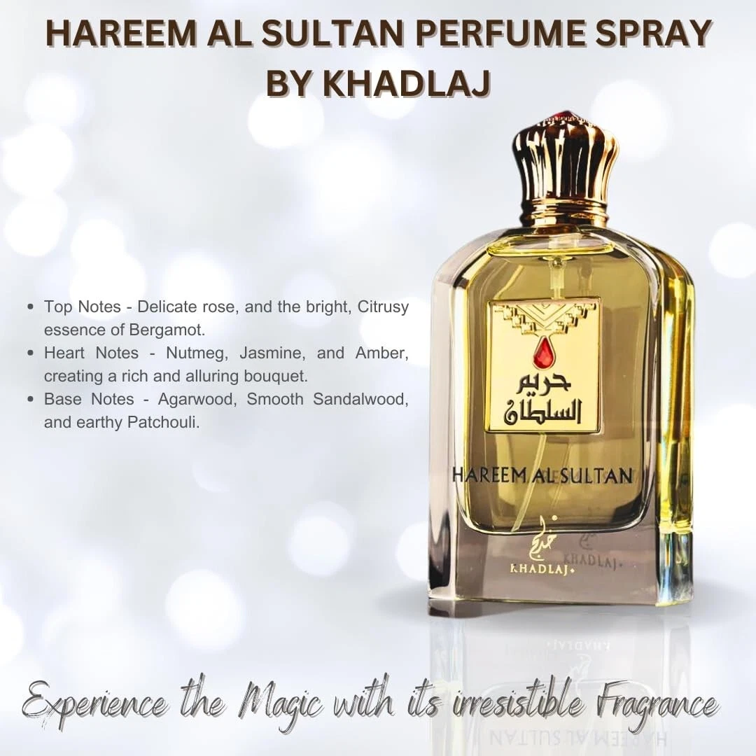 Khadlaj Hareem Al Sultan Gold Eau de Parfum Spray 75ml (Unisex)