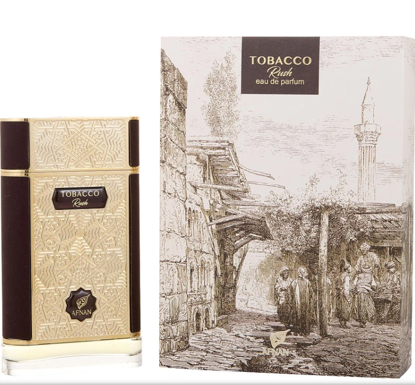 Tobacco Rush by Afnan 2.7 Oz Eau De Parfum Spray 2.7 FL.OZ