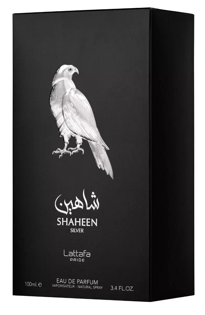 Lattafa Pride Shaheen Silver Eau De Parfum For Unisex 100% Authentic - 100 ml