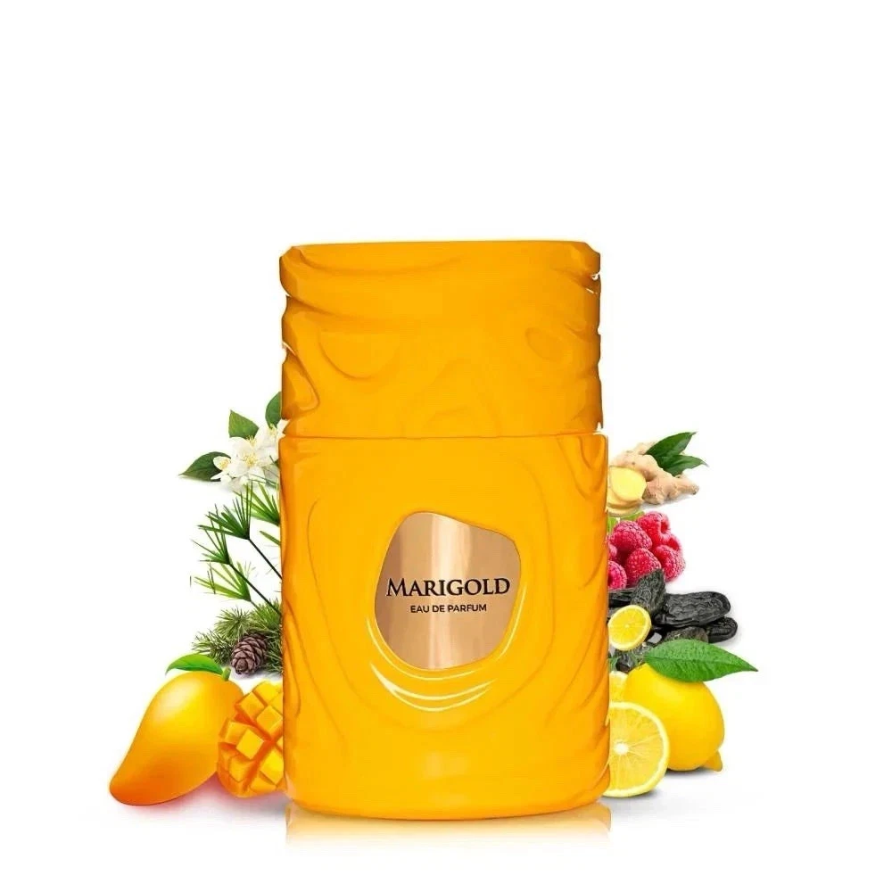 Marigold Perfume For Women And Men 100ml 3.4fl Oz Le Bonheur/ Almas Perfumes