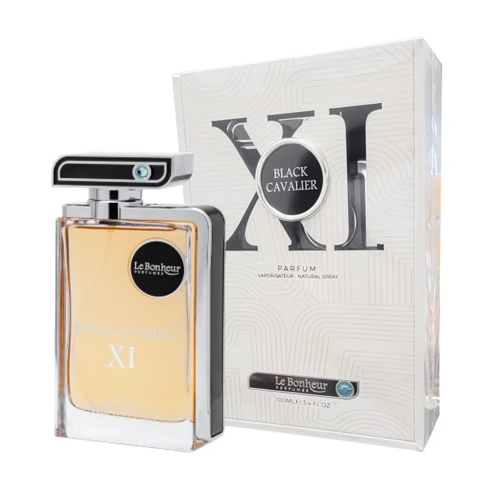 Black Cavalier XI Eau De Parfum By Le Bonheur Perfumes 100ml 3.4 FL OZ