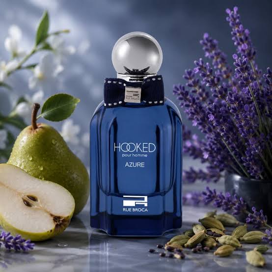 Hooked Pour Homme Azure Eau De Parfum Spray by Rue Broca (Afnan) 100ml/3.4oz