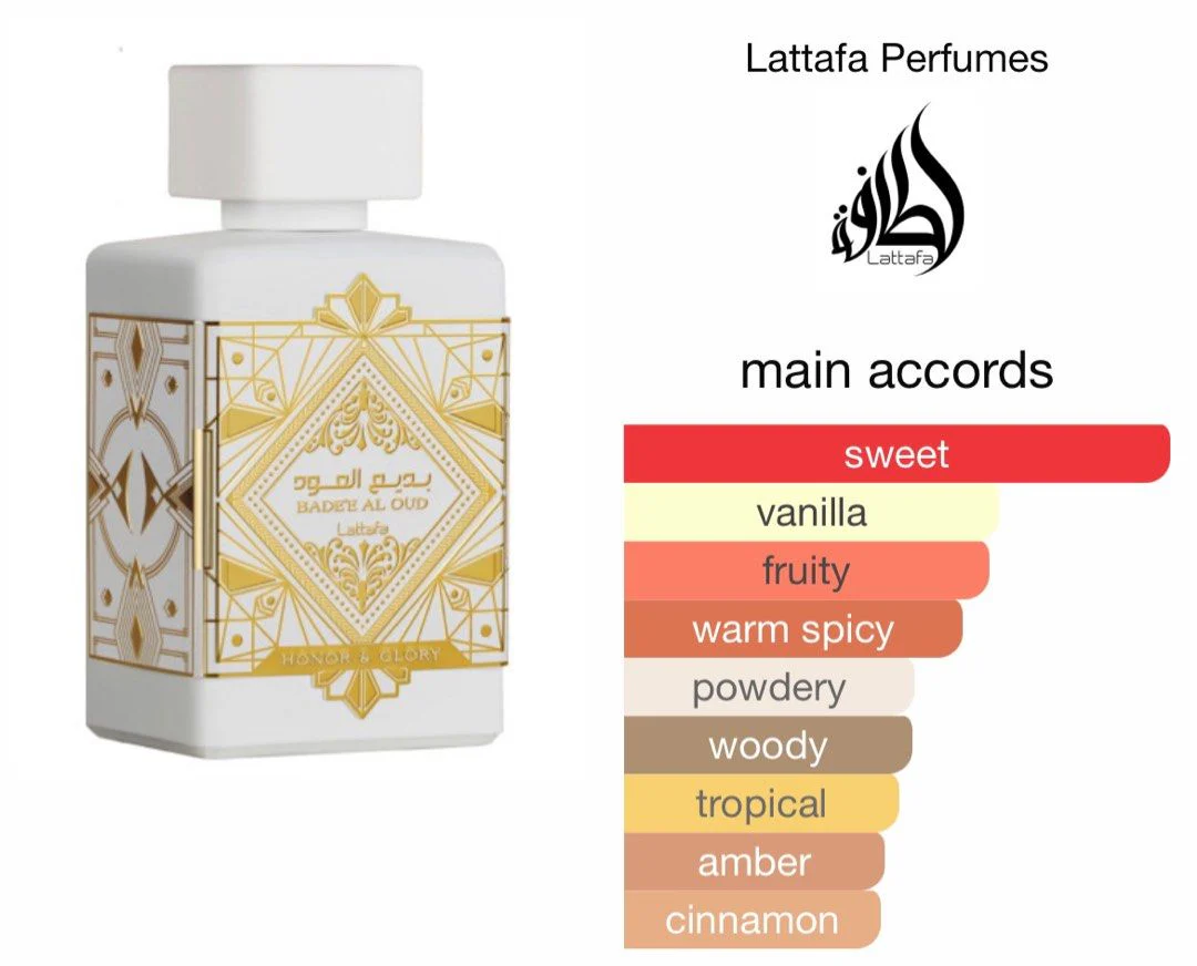 Lattafa Bade'e Al Oud Honor & Glory 3.4 oz Unisex Eau De Parfum