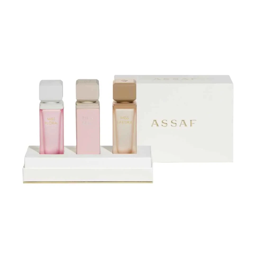 Assaf Lady mini Perfume Set - Pink Lady. Miss Sakura & Miss Flora (3 x 25mL)