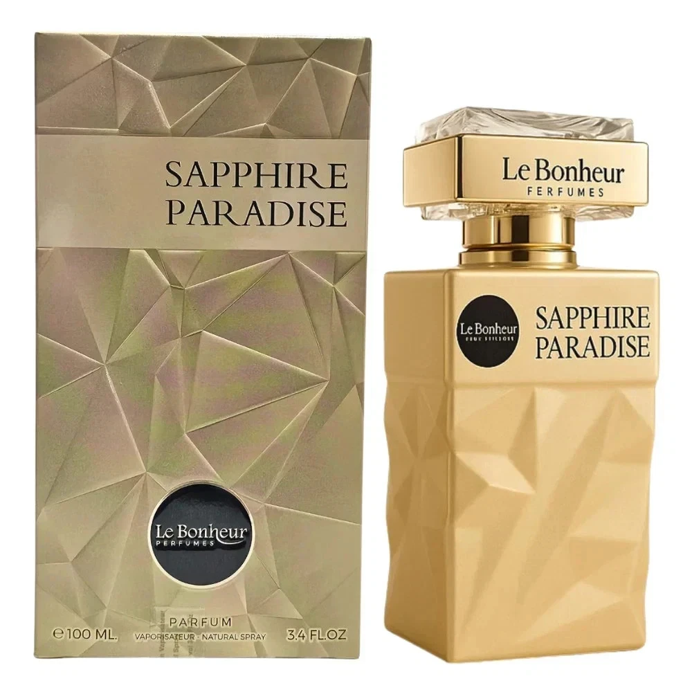 LE BONHEUR SAPPHIRE PARADISE PARFUM 100ml Latest Oriental Vanilla, Modern