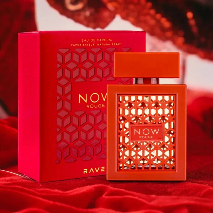 Now Rouge by Rave Eau de Parfum 3.4 Oz.