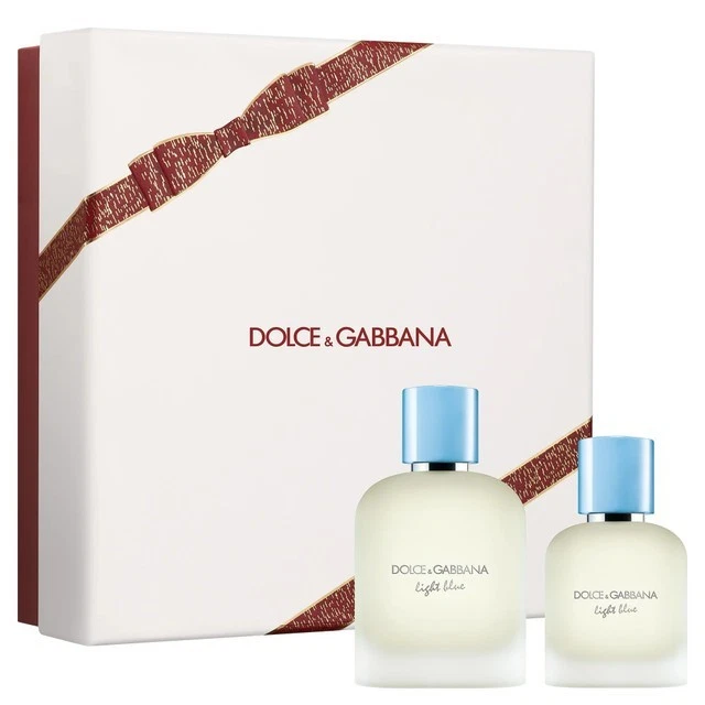 Dolce & Gabbana Light Blue 2 Pcs Eau De Toilette 3.3 oz Gift Set For Men Scent  Shop All Sales (16436)