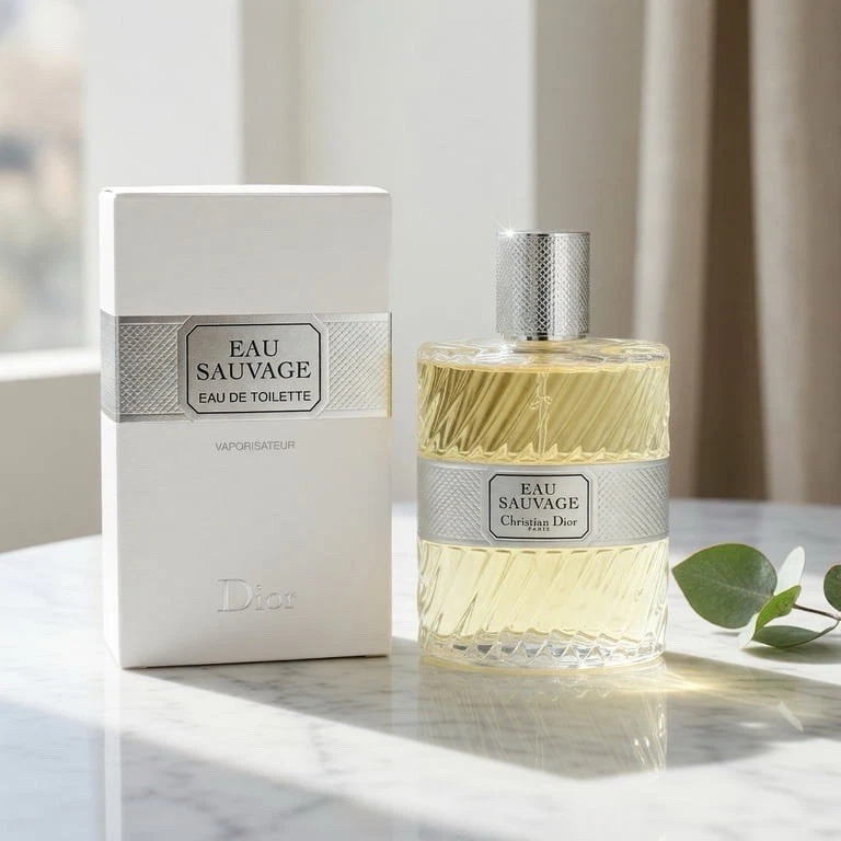 Eau Sauvage by Christian Dior Box for Men 3.4 Oz Eau De Parfum Spray