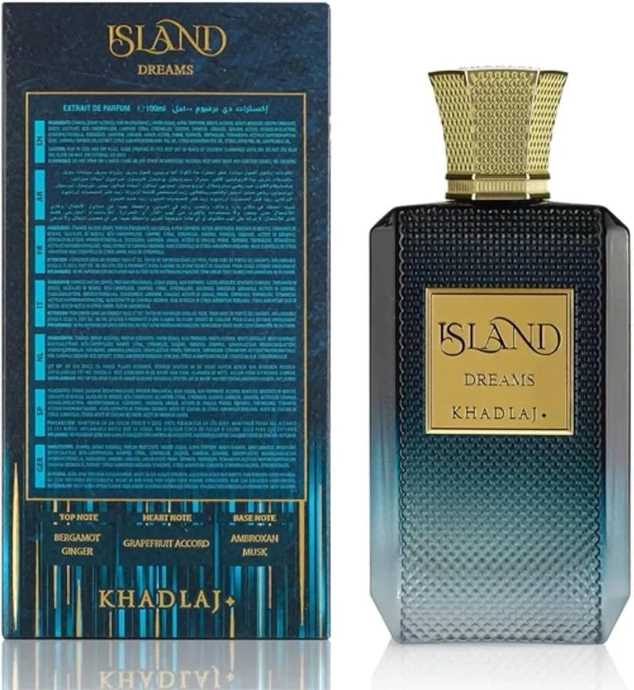 Khadlaj Island DREAMS Extrait De Parfum Spray for Unisex 3.4 oz